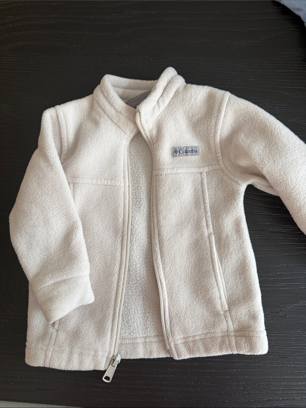 Columbia Kids Light Cream Fleece Zip Jacket